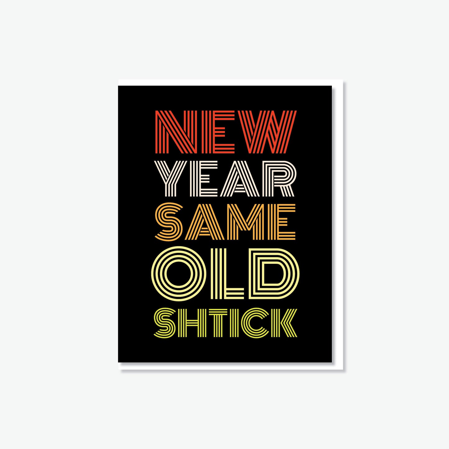 New Year Same Old Shtick