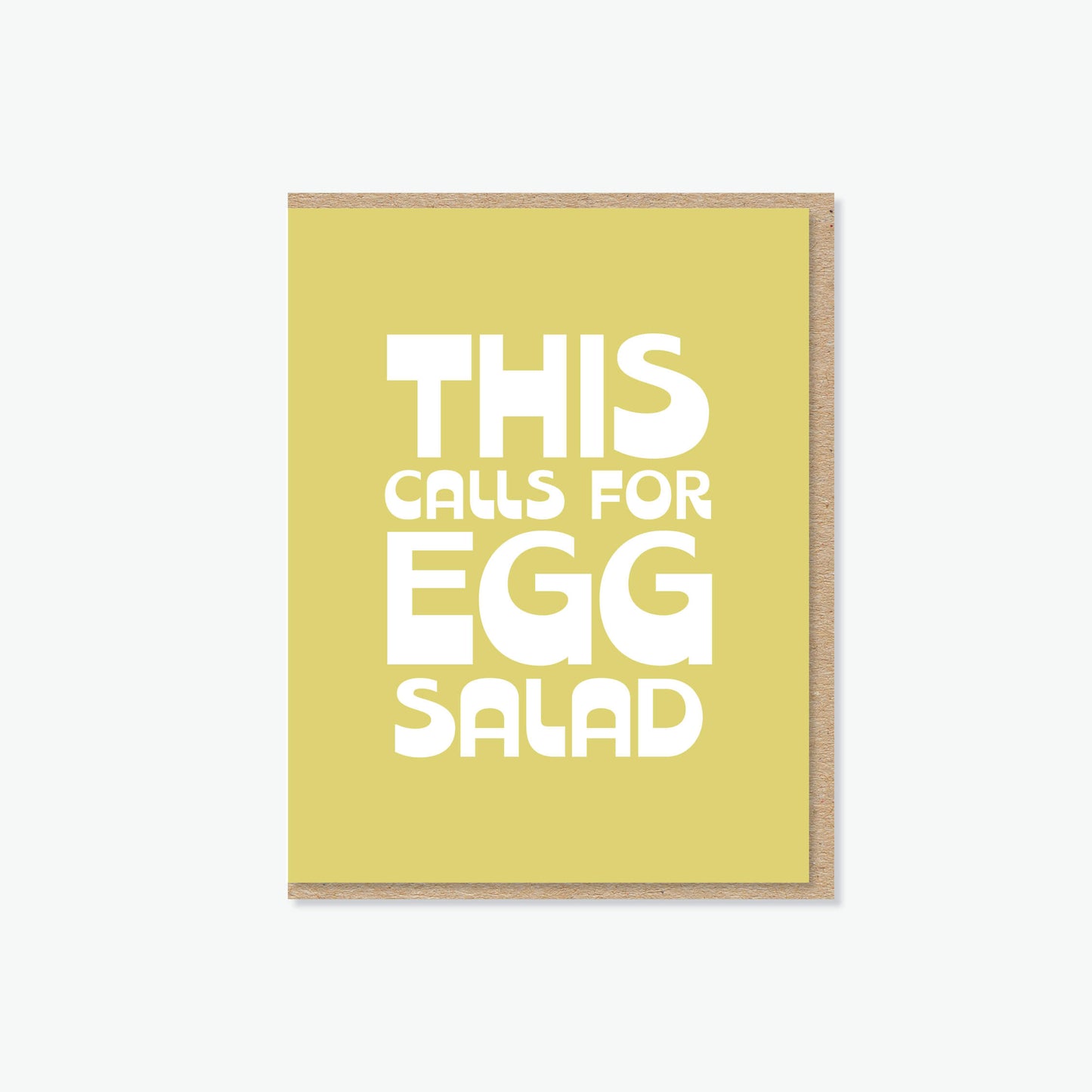 This calls for Egg Salad