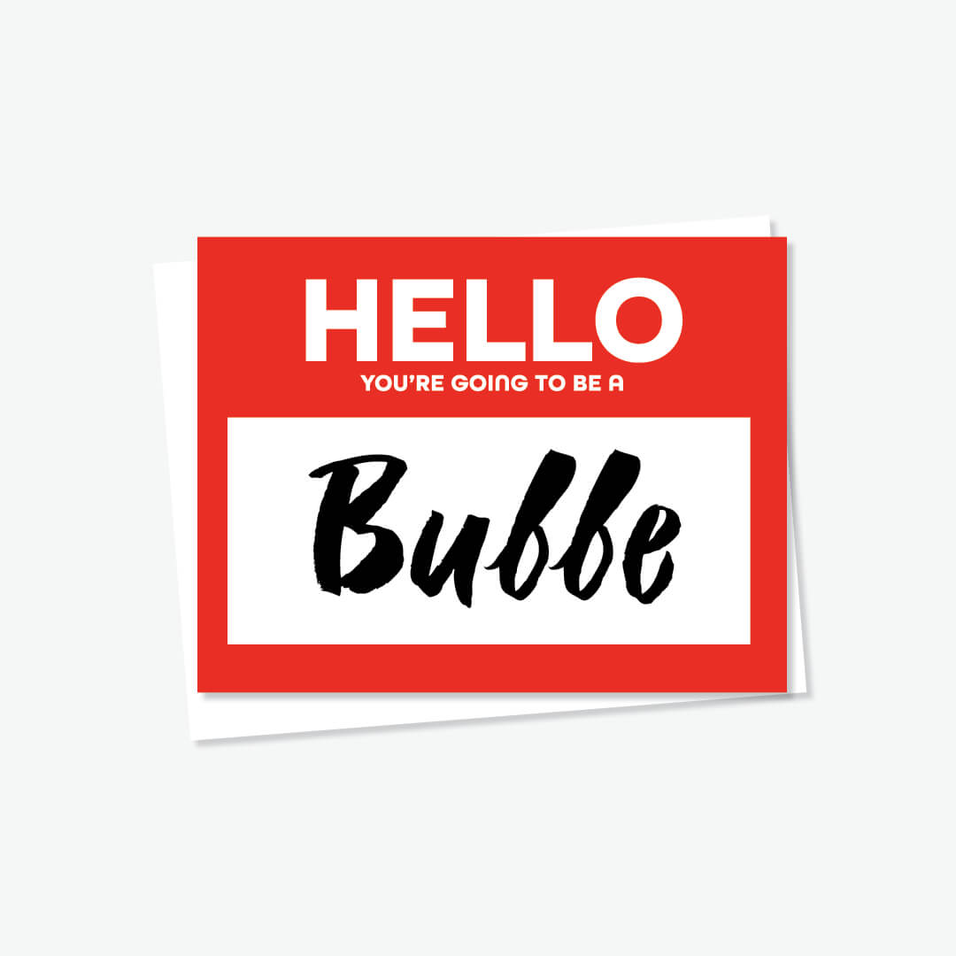 Hello Bubbe