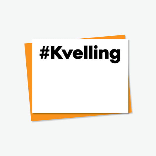 #Kvelling Notecard Set