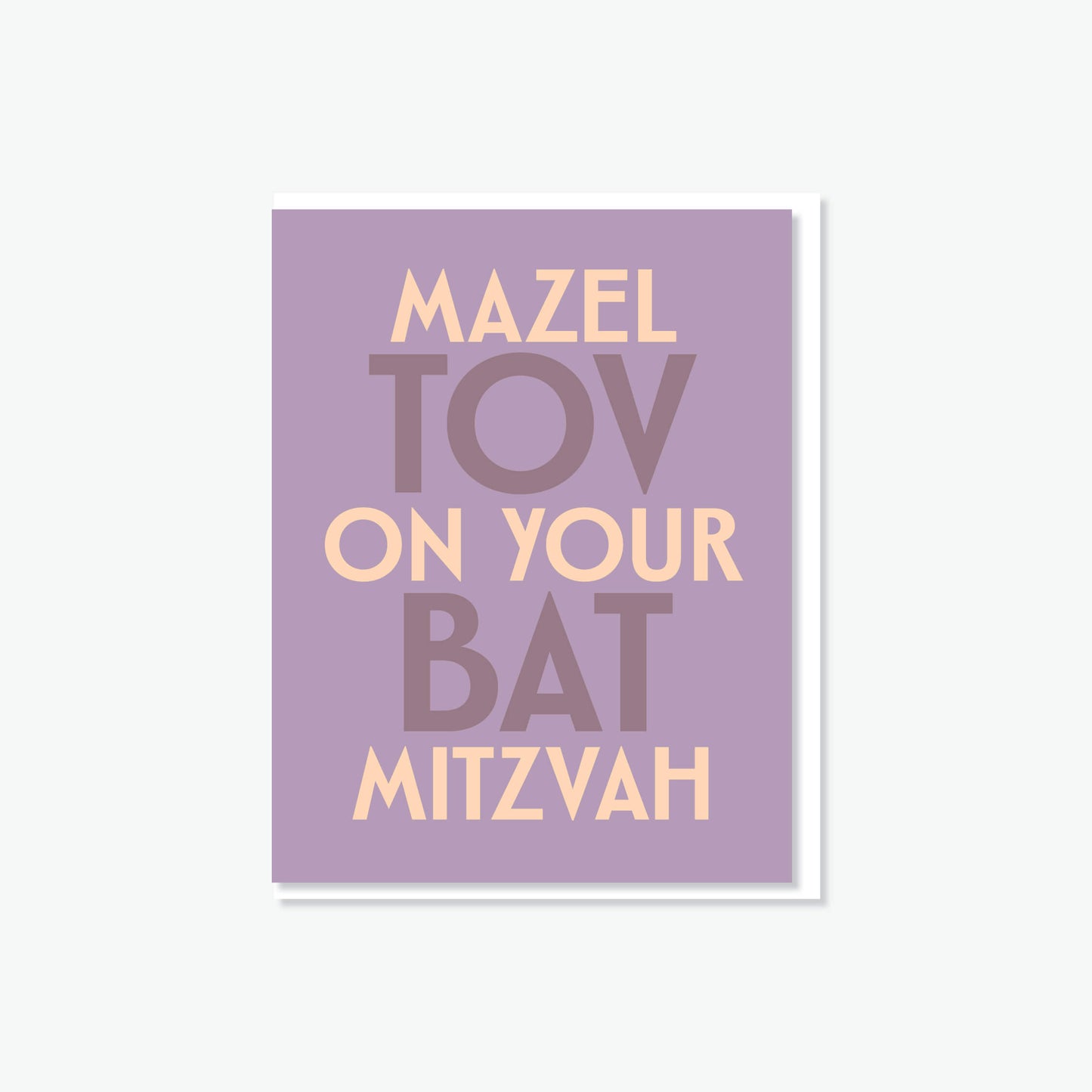 Mazel Tov on your Bat Mitzvah