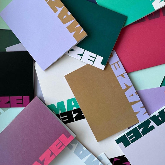 *Printer Glitch* MAZEL Multicolour Greeting Card