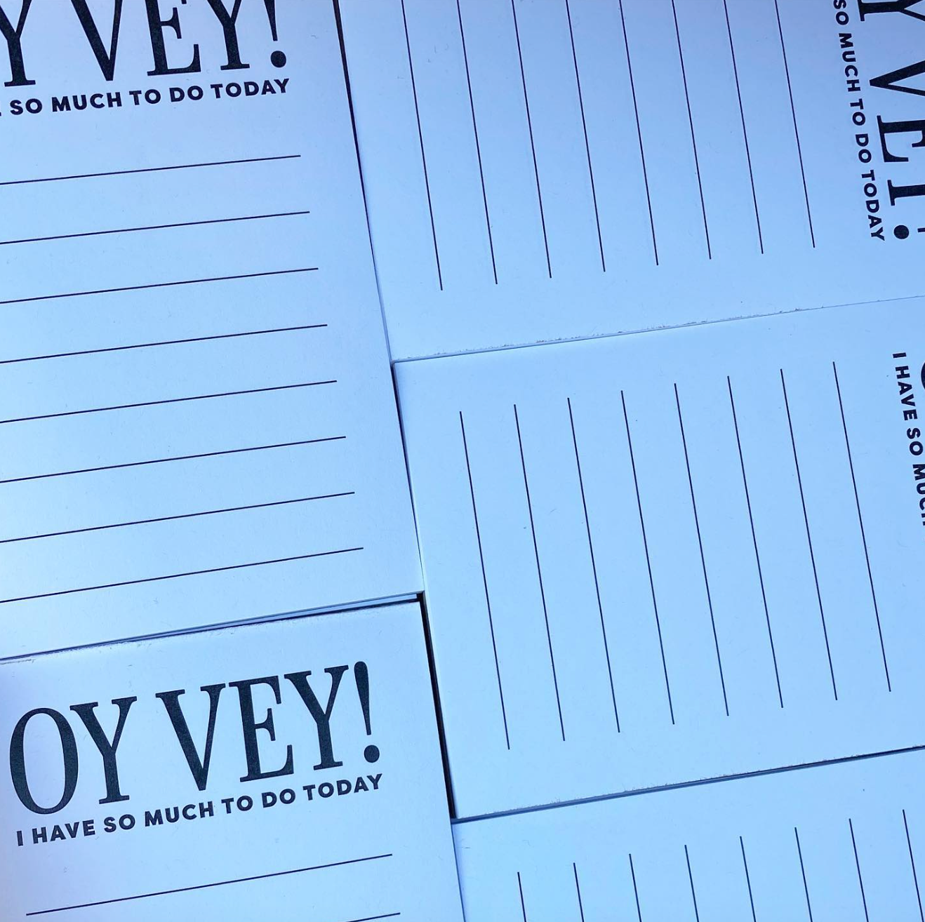 *printer glitch* Oy Vey! I have so much to do today notepad