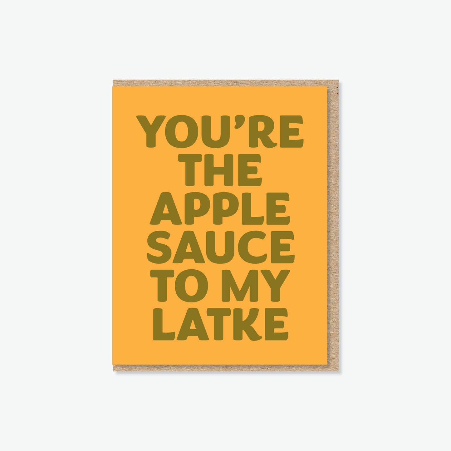 Applesauce + Latke