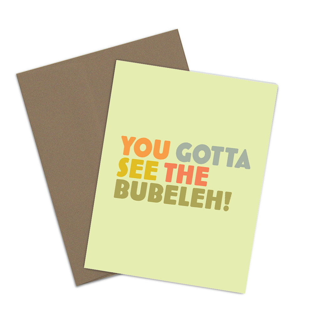 You gotta see the Bubeleh!