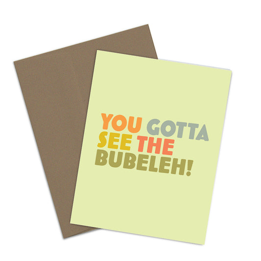 You gotta see the Bubeleh!