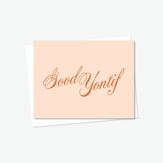 Good Yontif