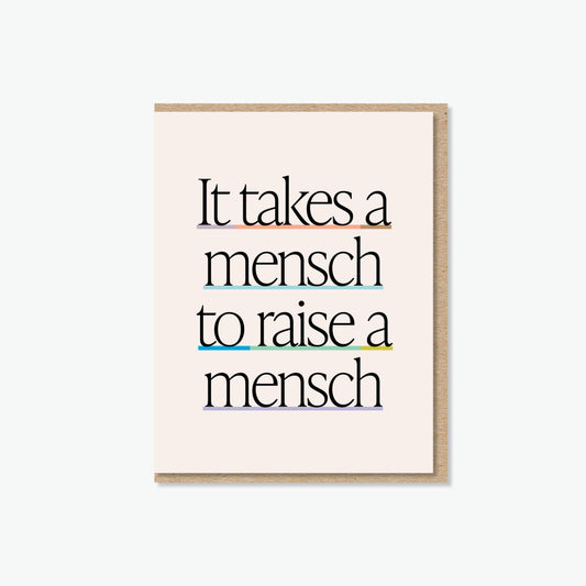 Raising Mensches