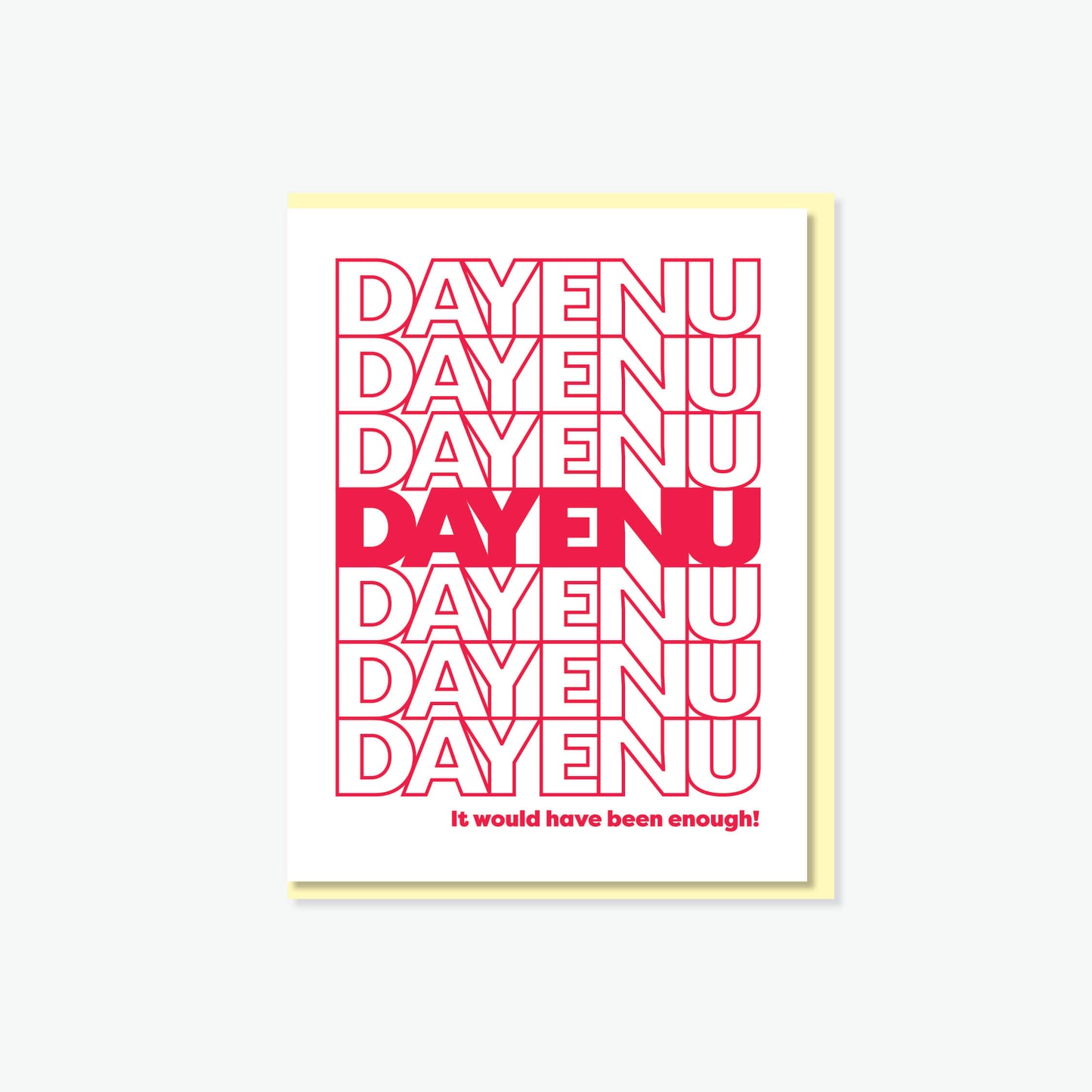 Dayenu!