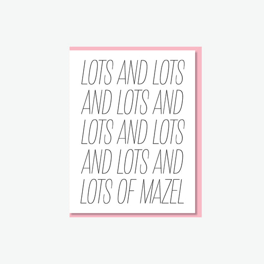 Lots of Mazel