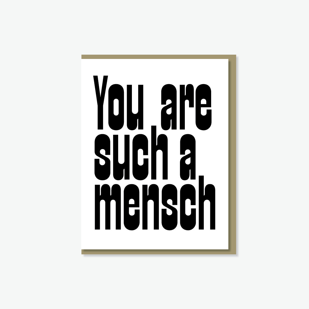 Such a Mensch