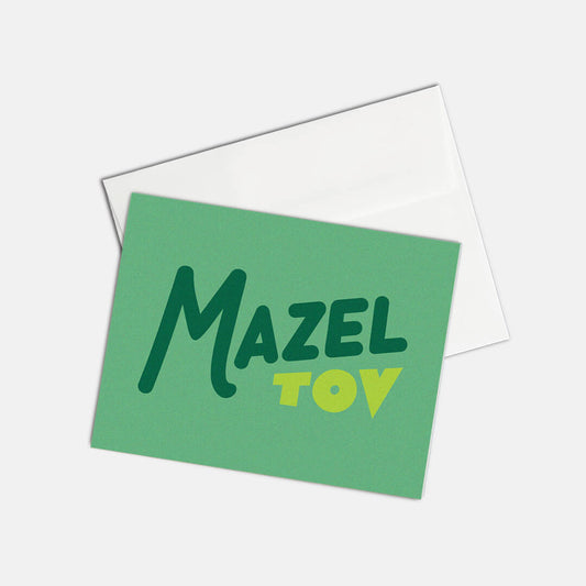 Mazel Tov in Green