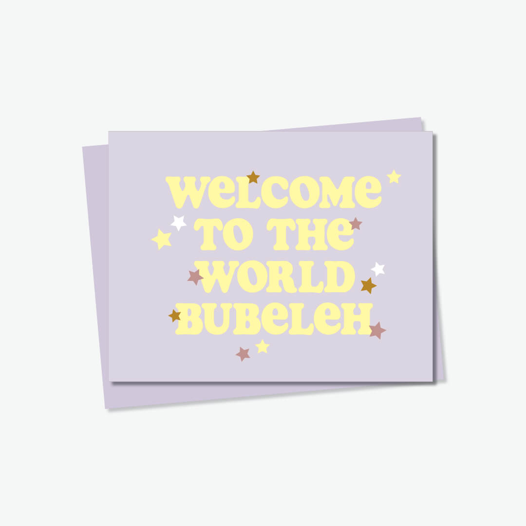Welcome Bubeleh
