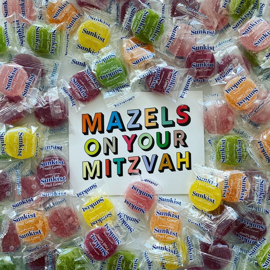 Mazels on your Mitzvah