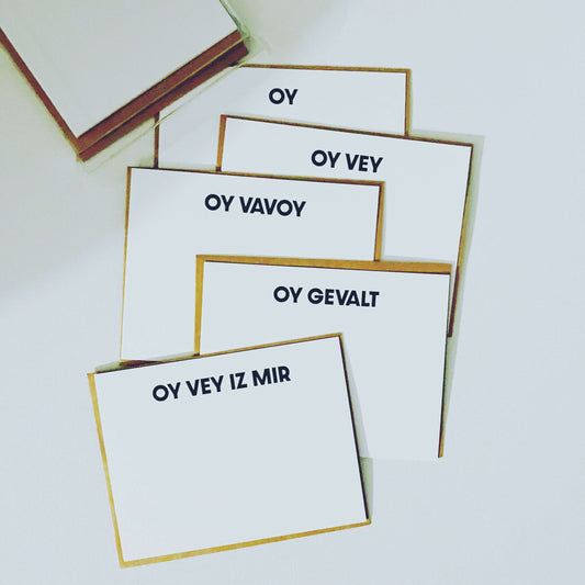 5 Degrees of OY Notecard Set
